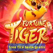 free fire teste gratis